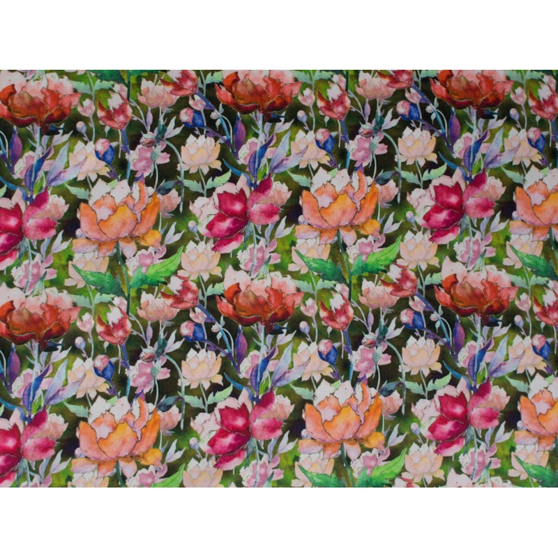 150cm Printed Duchess Satin DR277-157 DR277-157