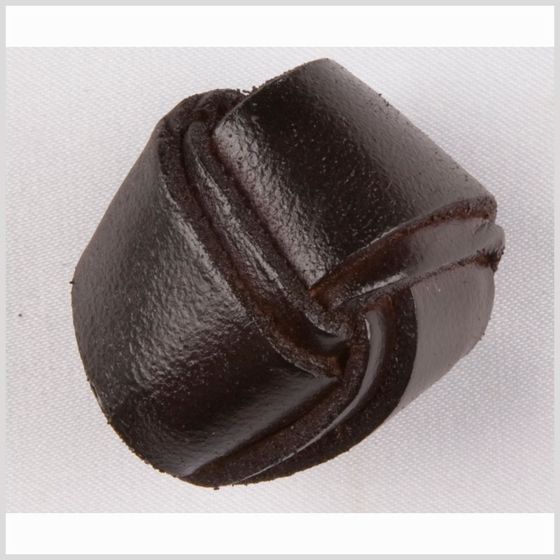 Antique Leather Button – 34L/21.5mm