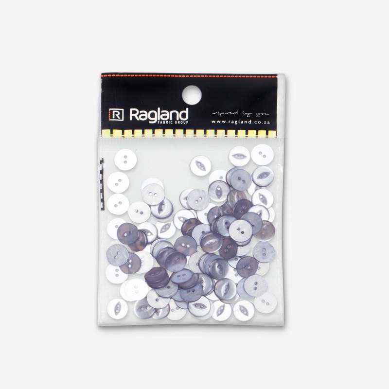 Buttons Fish Eye Dusty Blue – 15mm – Martin Shot