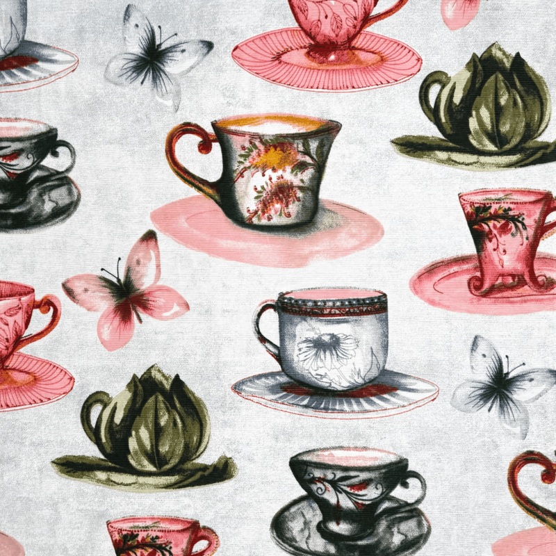 Printed Poly Cotton Teacups – CLOSEOUT
