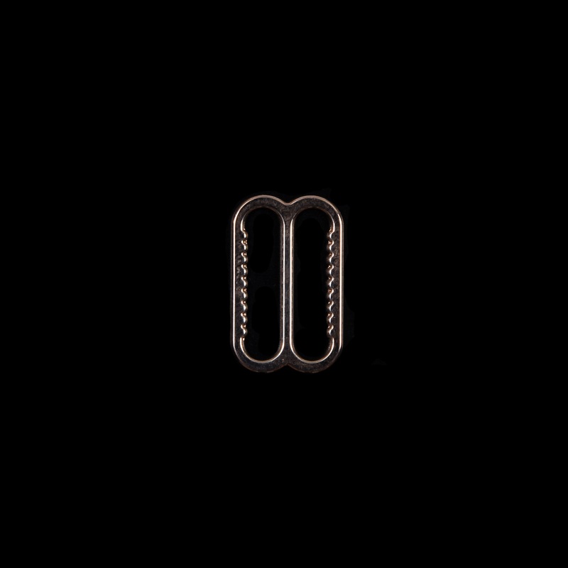 Rose Gold Bra Slider with Teeth – 16mm/0.625″