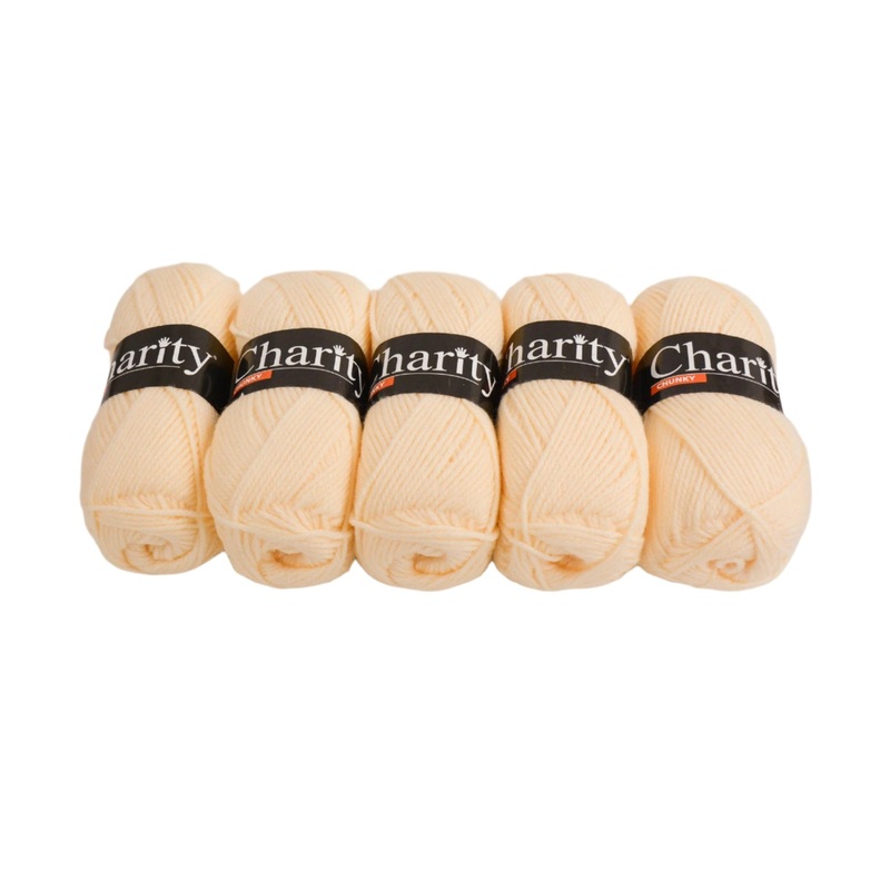 100G 5Pc Charity Chunky Ecru 1000000117387