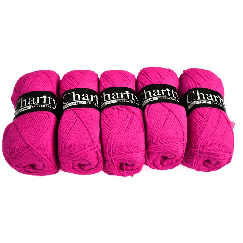 100G 5Pc Charity Dk Wool Tiger Cerise 1000000122862