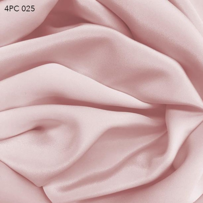 4 Ply Silk Crepe – Marshmallow Pink Fabric by the Yard