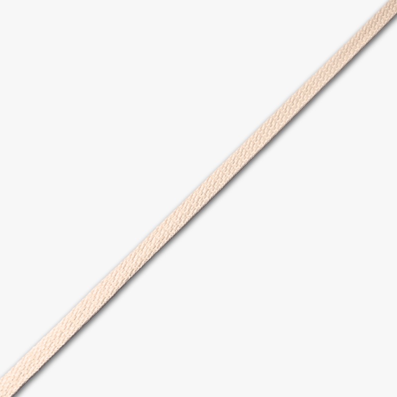 Draw Tape Flat 6mm Cream (100met)
