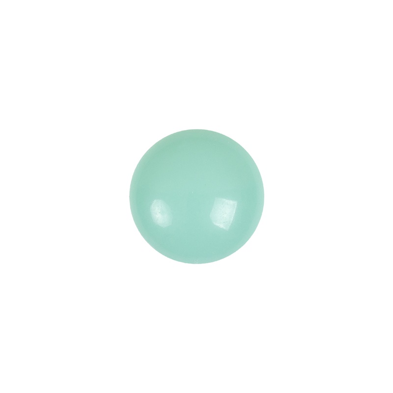 European Mint Self Back Glass Button – 20L/12.5mm