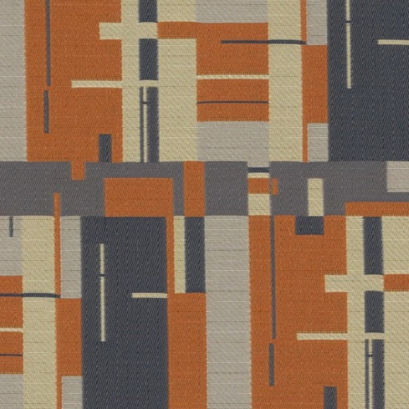 Remnant of Designtex Birch Bark Plaid Oriole Upholstery Fabric Order Product 1