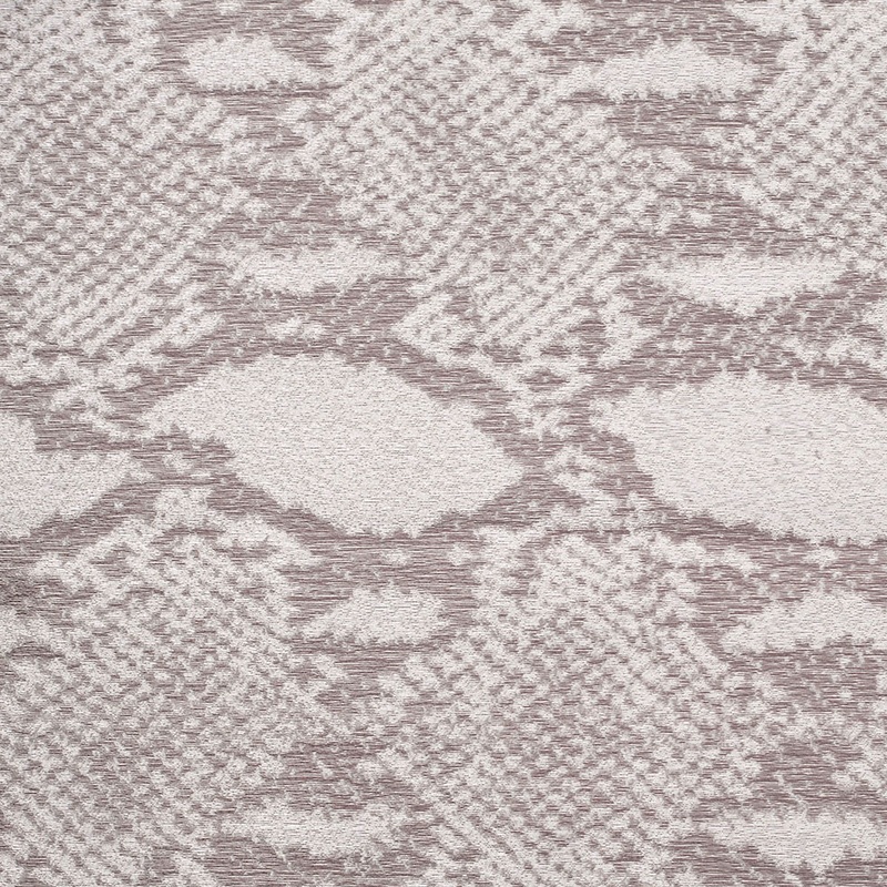 Taupe Python Printed Polyester Woven