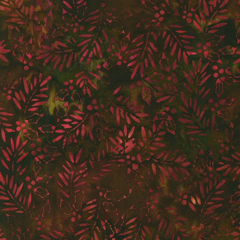 Batiks Autumn Trails Wine