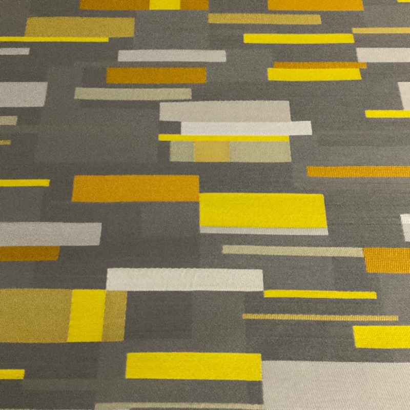 CF Stinson Color Block Twist Yellow Upholstery Fabric Order Product