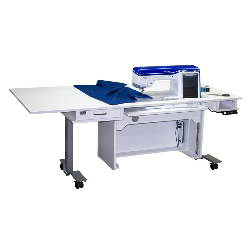 Model 9100 Adjustable Sewing Table White
