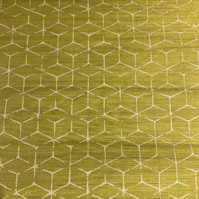 Arc-Com Itajime Citron Green Upholstery Fabric Order Product