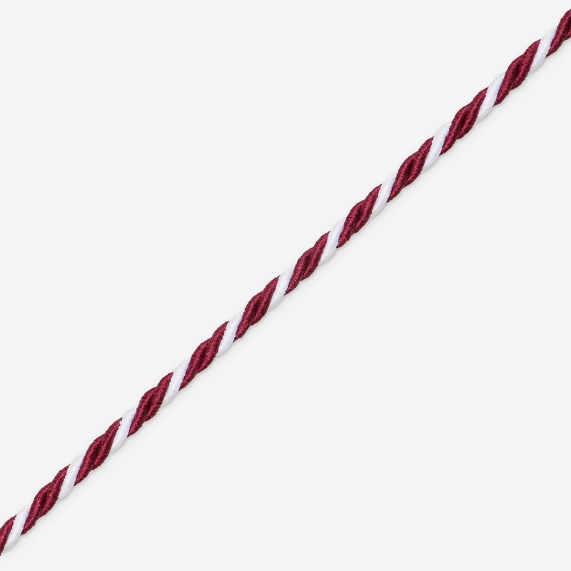 Blazer Cord – Maroon/White Twist