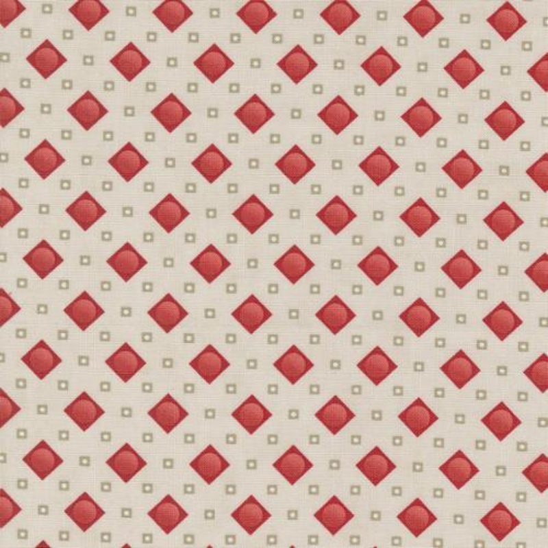 CLEARANCE – Ridgewood – 14975-12 – Square Dot Geometric – Taupe