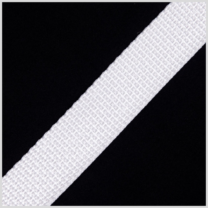 White Nylon Webbing – 1″