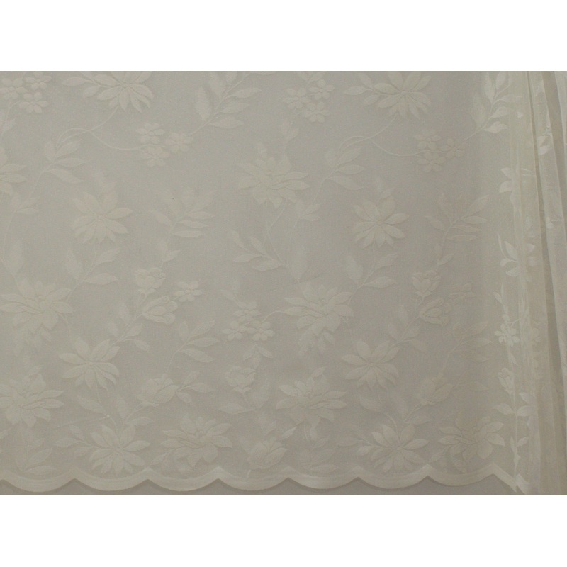 Jacquard Lace Curtain Cream LC128 180cm