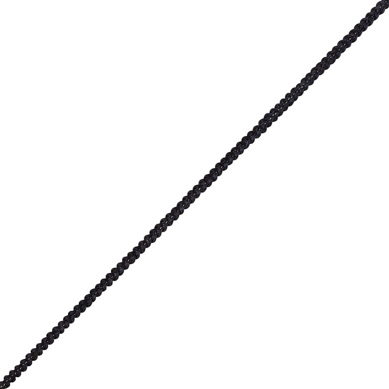 Navy and Gray Cotton Blend Braided Trim – 0.25″