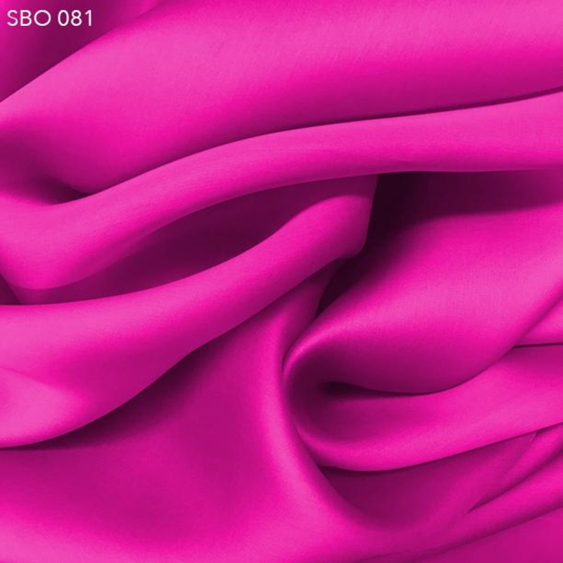 Satin Faced Organza – Magenta Fabric by the Yard