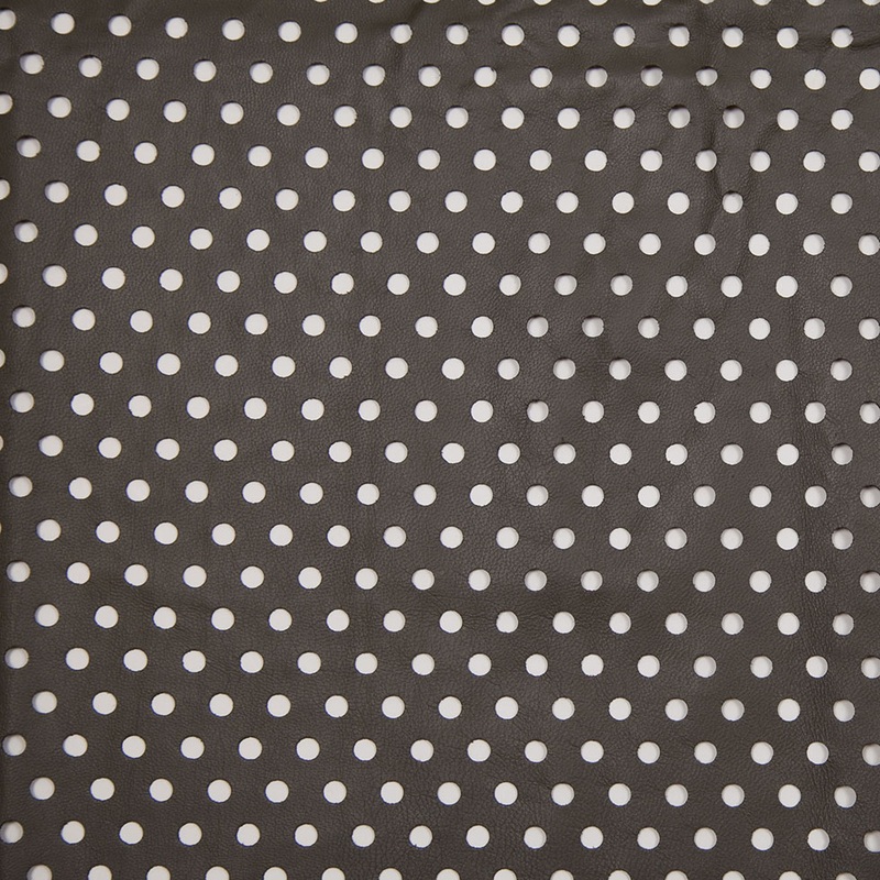 Small Army Green Perforated Lamb Leather