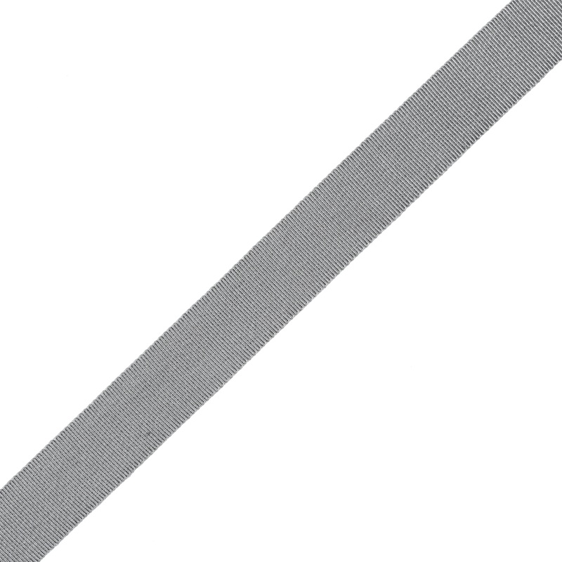 1″ Gray Petersham Grosgrain Ribbon