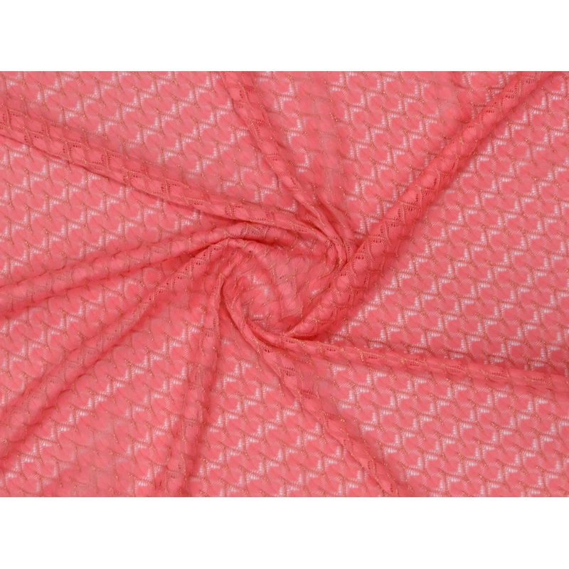 138cm Fancy Jacquard Lurex Knit DR2568-5 DR2568-5