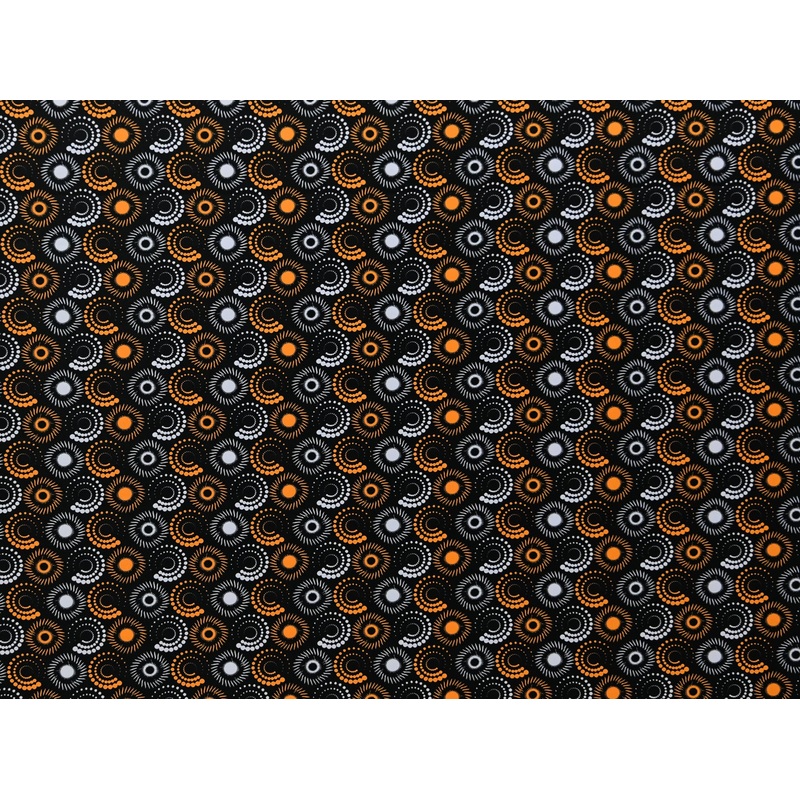 150cm Printed Ethnic Satin DR2370-8 DR2370-8