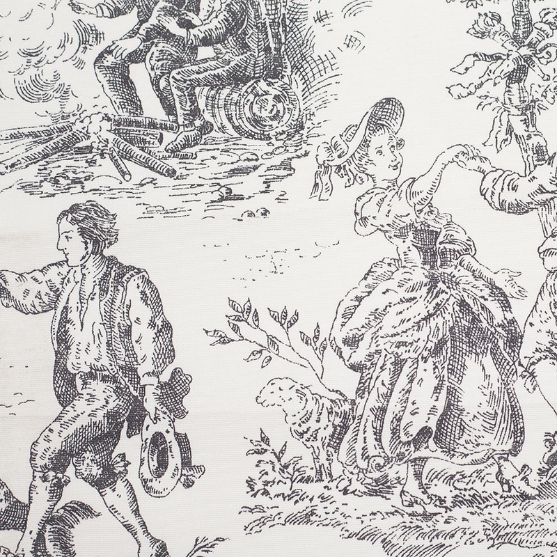 English Slate Cotton Toile