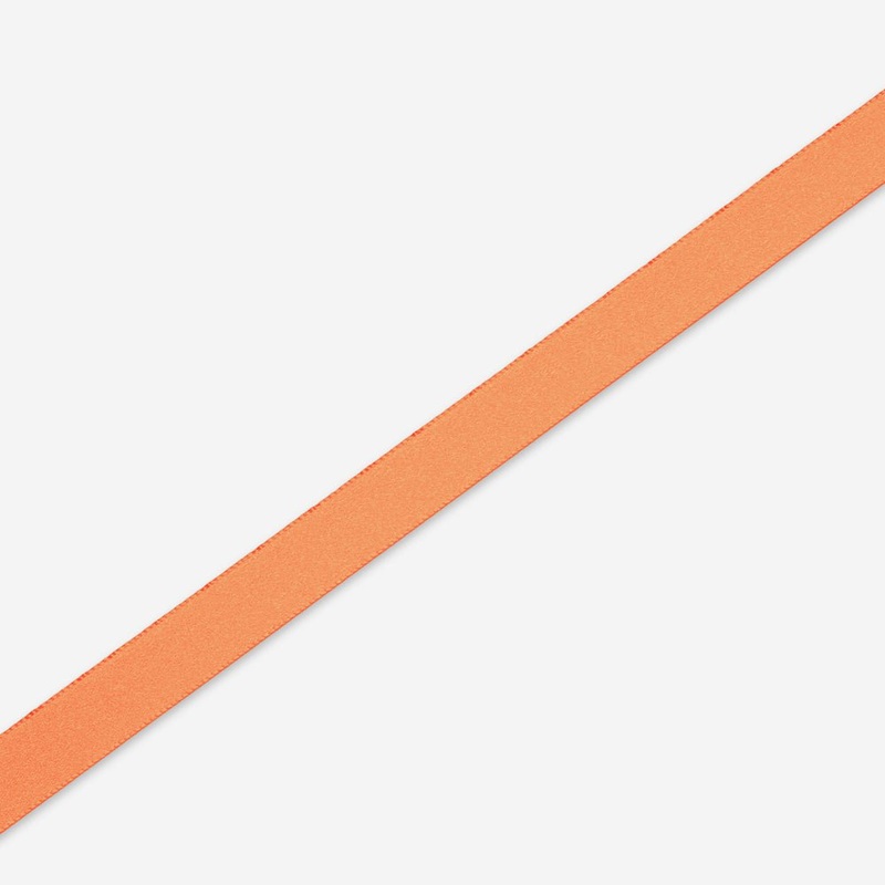 Satin Ribbon 15mm Peach (20met)-CLEARANCE