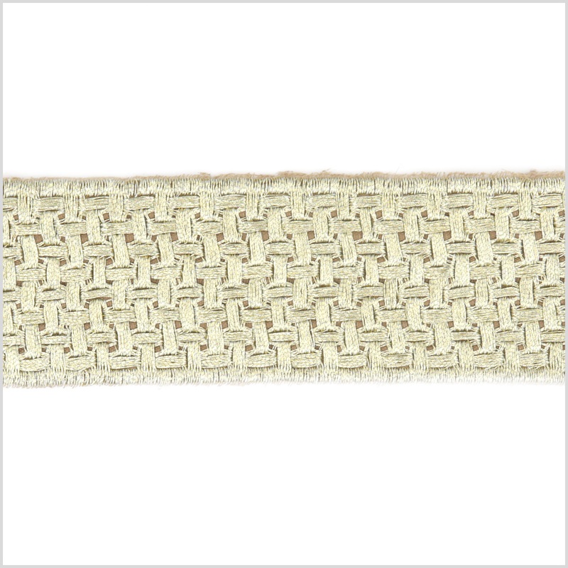 1.5″ Metallic Gold Woven Trim