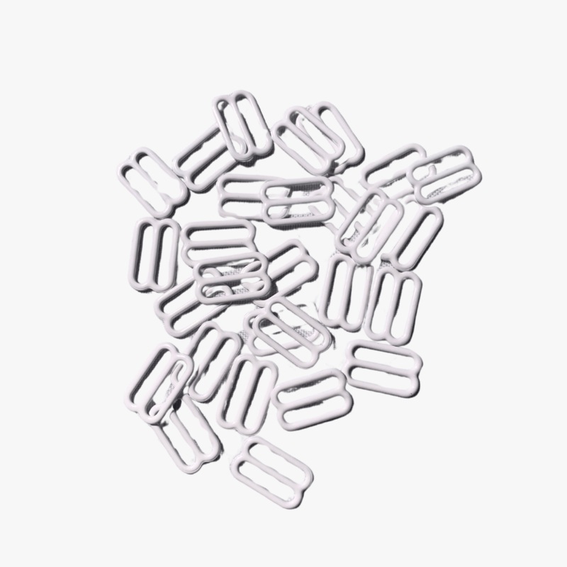 Bra Strap Adjuster – 15mm | White Pack of 10