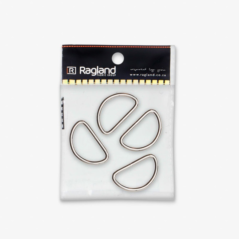 D-Ring Metal 38mm Pack of 4