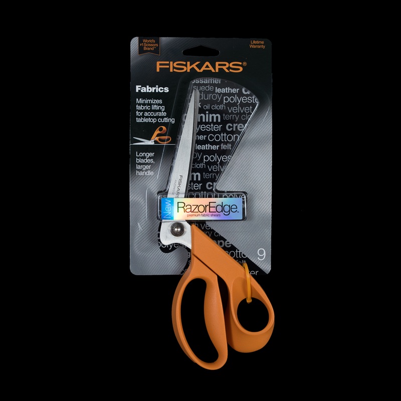 Fiskars Razor Edge Tabletop Fabric Shears – 9″