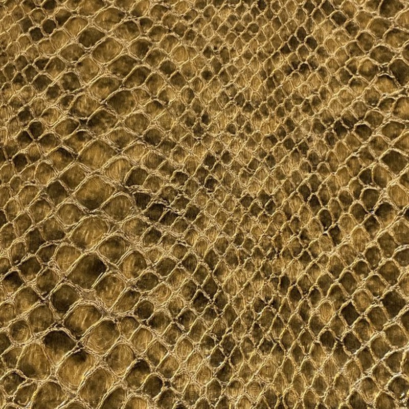 Golden Brown Alligator Designed Upholstery Vinyl Order Product