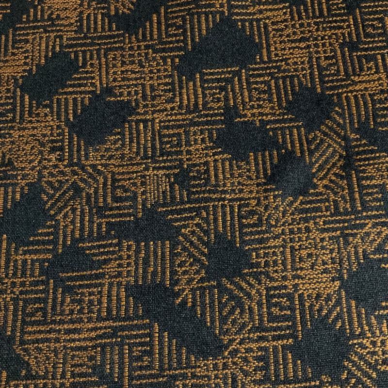 HBF Crosshatch Cloth Squash Modern Black Upholstery Fabric Order Product