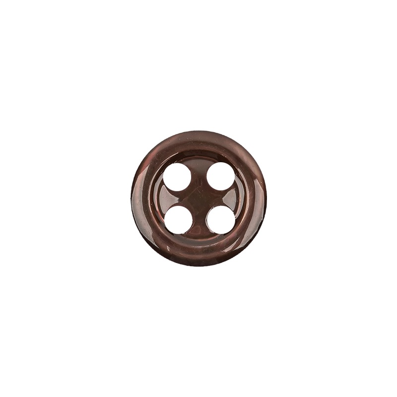 Hickory Iridescent 4-Hole Glass Shirt Button – 20L/12.5mm