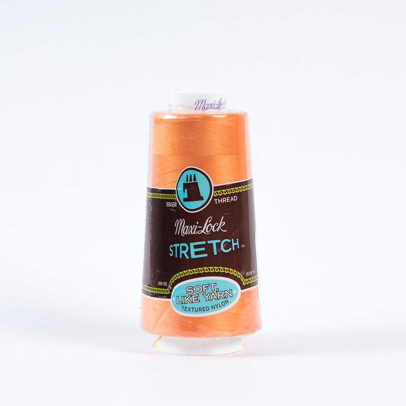 Maxi-Lock Stretch Serger Thread 2000yds – Papaya
