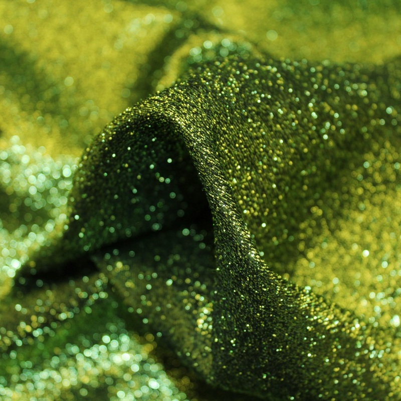 Metallic Lam – Green Fabric by the Yard