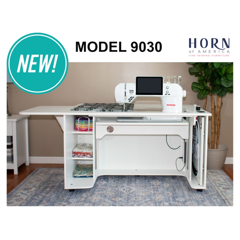 Model 9030 Sewing Cabinet White