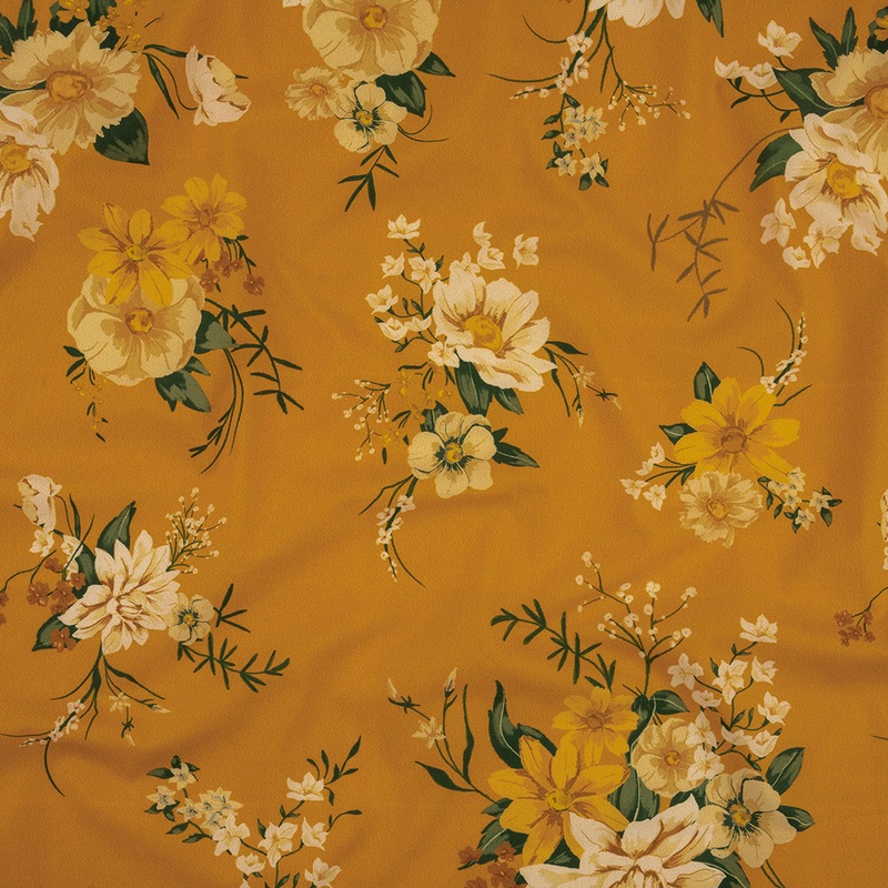 Mood Exclusive Marigold Melody Cotton Poplin
