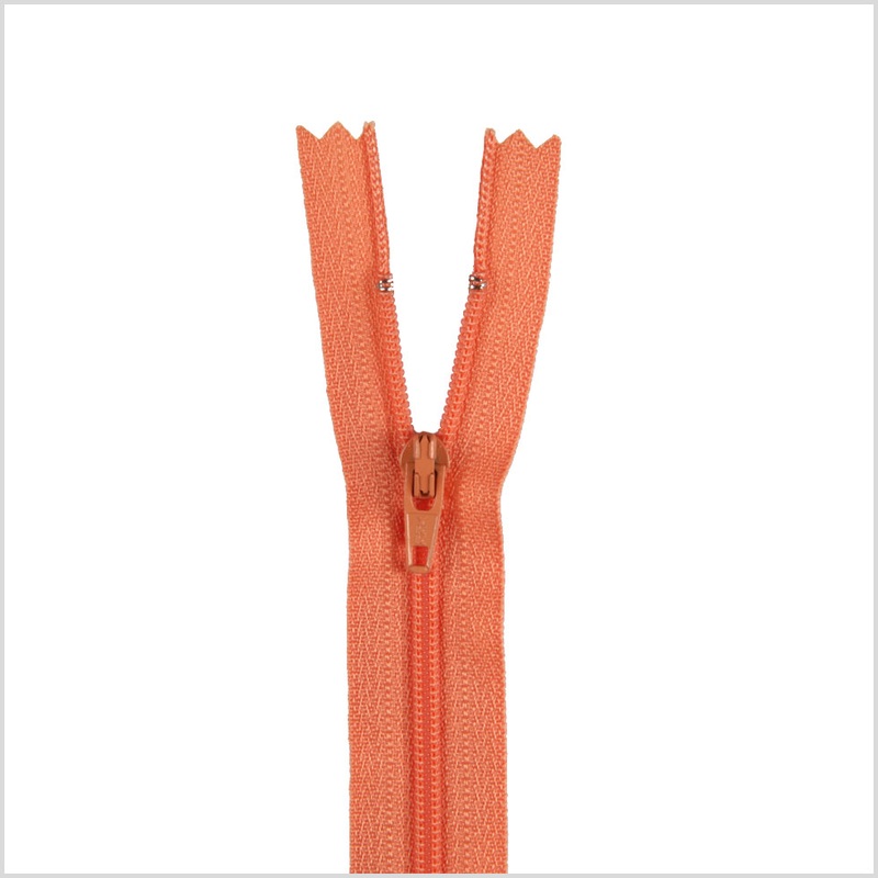 Regular Zipper 9″ by YKK – 522 Creamsicle