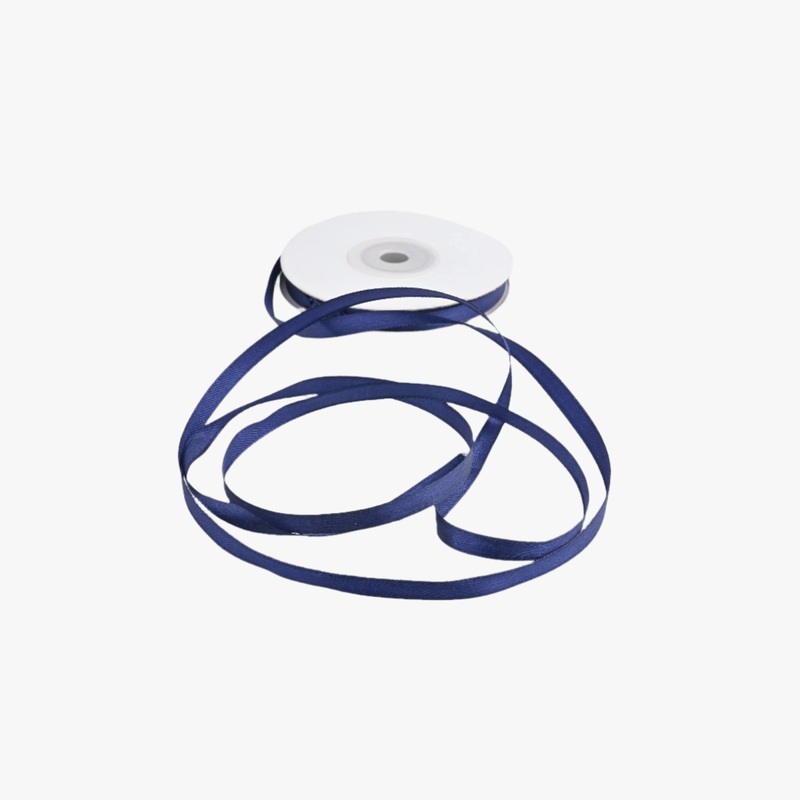 Satin Ribbon 6mm Navy #13 Per Met
