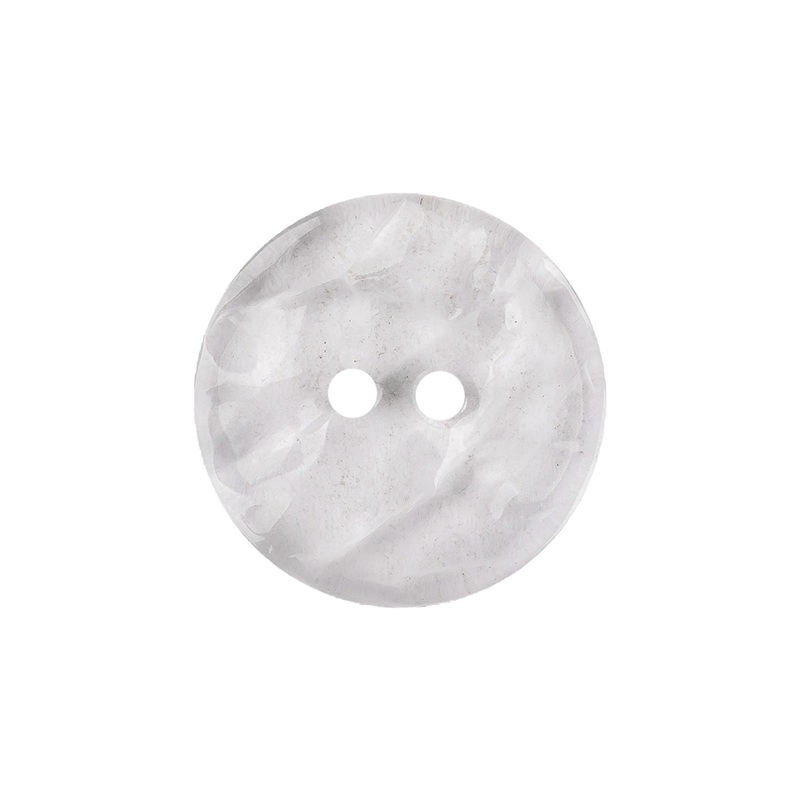 Transparent Swirl Textured 2-Hole Plastic Button – 34L/21.5mm