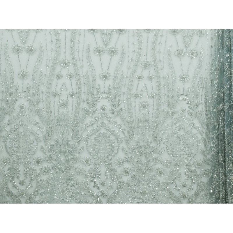 130cm Cosmo Beaded Sequins Tulle BF744-7 BF744-7