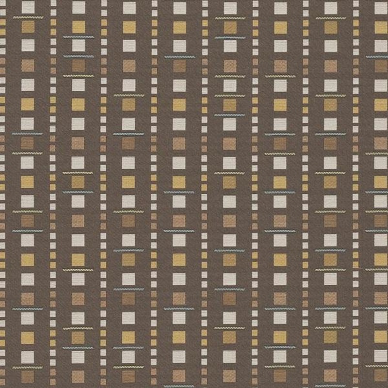 Arc-Com Analog Cocoa Geometric Brown Upholstery Fabric Order Product