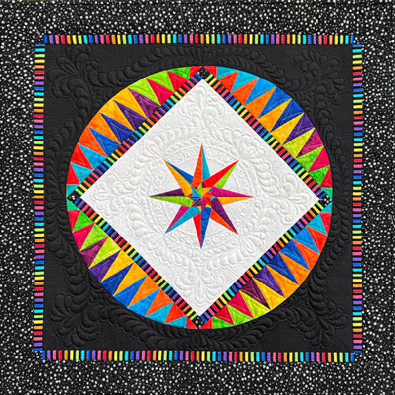 BeColourful Stories Quilt Kit Rainbow Reach