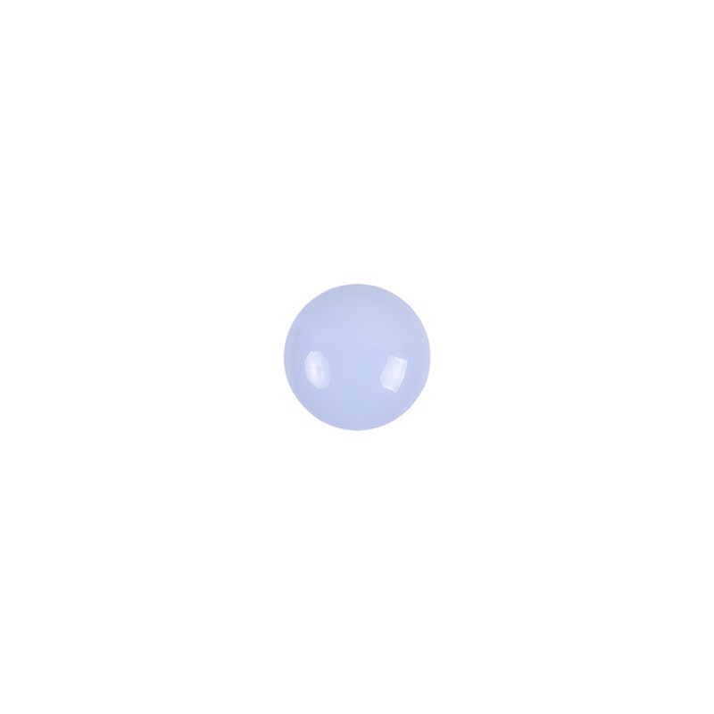 European Light Blue Self Back Glass Button – 12L/7.5mm
