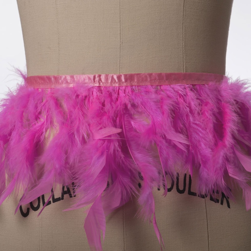 Fuchsia Turkey Feather