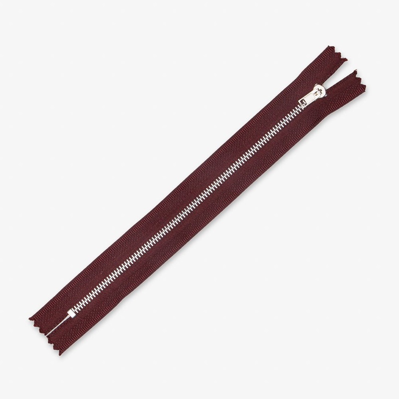 Metal Trouser Zips Sangria – 20cm