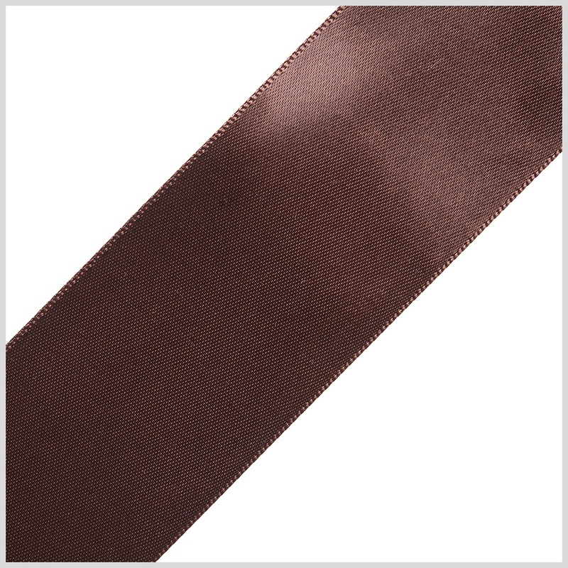 1.5″ Brown Double Face Satin Ribbon