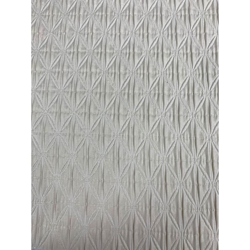 Art Deco Textured Brocade – Ecru Fabric by the Yard